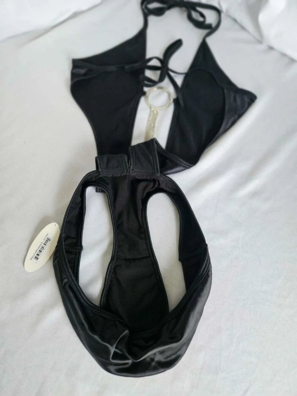 BodyZone Rhinestone Swimsuit New with Tags Sparkle One-Piece Swimwear Sexy | NWT - Picture 3 of 5